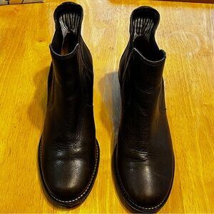 L.L. Bean Dark Brown Leather Ankle Boots